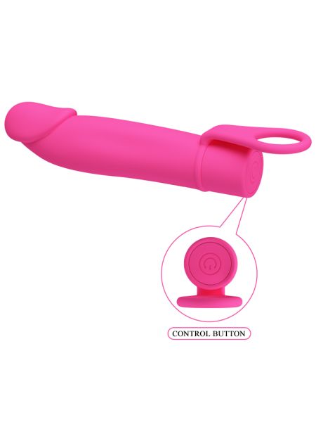 Realistyczny penis klasyczny wibrator 10tryb 15cm - 7