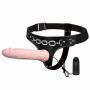 Realistyczny penis na pasach wibrator strapon 19cm - 2