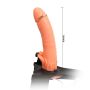 Realistyczny penis strapon wibrator z pasami 20cm - 6