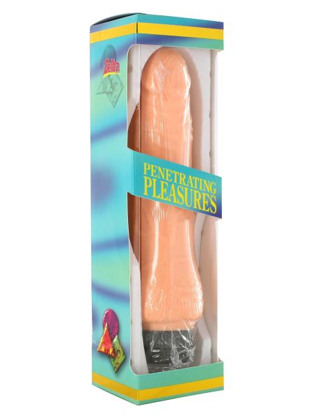 Realistyczny penis wibrator gładki naturalny sex - 4