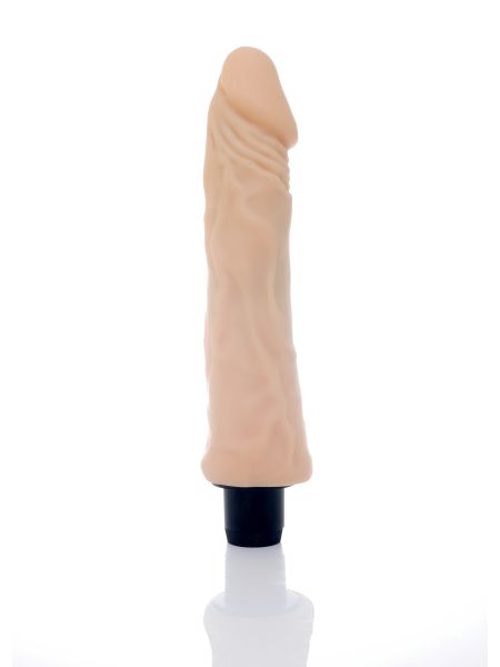 Realistyczny sex wibrator duży żyły cielisty 23 cm