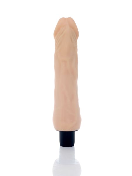 Realistyczny sex wibrator duży żyły cielisty 23 cm - 7