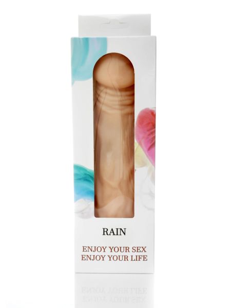 Realistyczny sex wibrator duży żyły cielisty 23 cm - 2