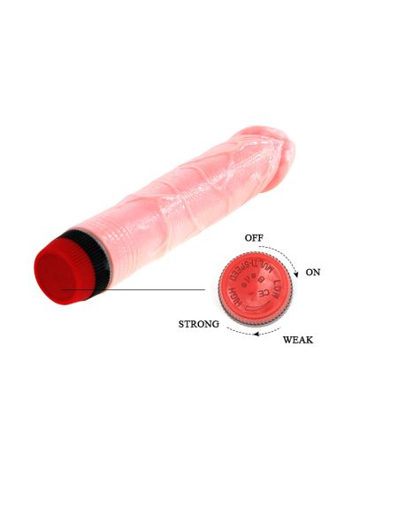 Realistyczny wibrator naturalny penis członek 21cm - 8