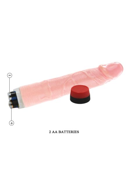 Realistyczny wibrator naturalny penis członek 21cm - 9