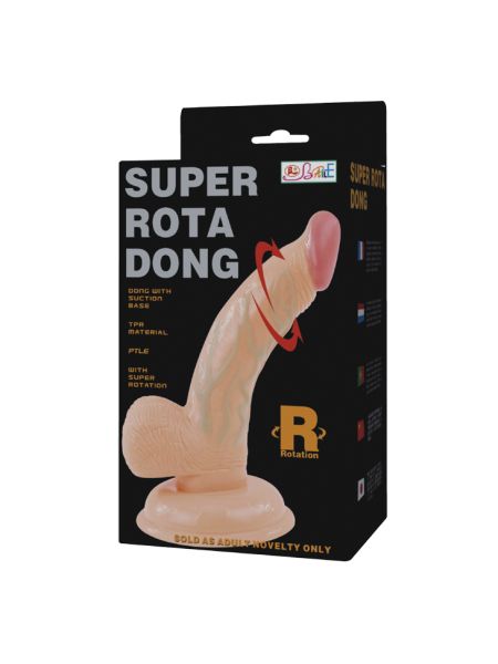 Realistyczny penis rotacyjne dildo z wibracjami - 2