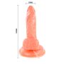 Realistyczny penis rotacyjne dildo z wibracjami - 7