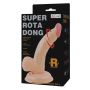 Realistyczny penis rotacyjne dildo z wibracjami - 3