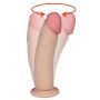 Realistyczny penis dildo z rotacją cyberskóra 20cm - 3