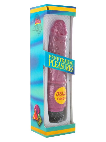 Realistyczny żelowy wibrator jak penis sex 18cm - 4