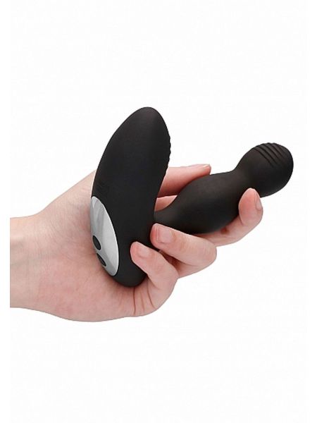 Remote Controlled E-Stim & Vibrating Prostate Massager - Black - 13