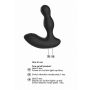 Remote Controlled E-Stim & Vibrating Prostate Massager - Black - 24