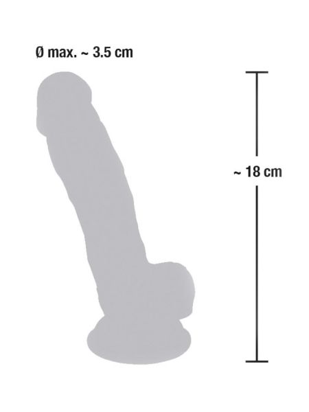 Replika penisa dildo członek realistyczny sex 18cm - 15