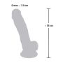 Replika penisa dildo członek realistyczny sex 18cm - 16