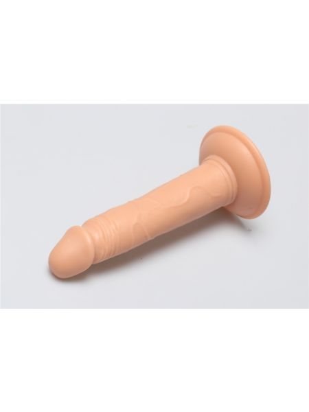 Duży gruby żylasty penis dildo z przyssawka 19 cm - 3