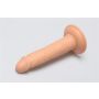 Duży gruby żylasty penis dildo z przyssawka 19 cm - 4