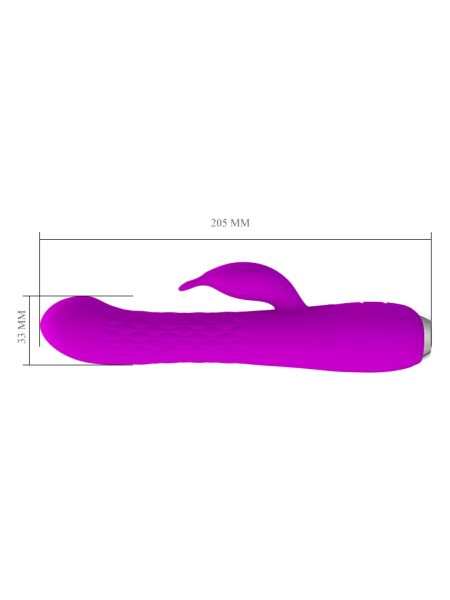 Rotacja wibracja masażer łechtaczki wibrator 20cm - 5