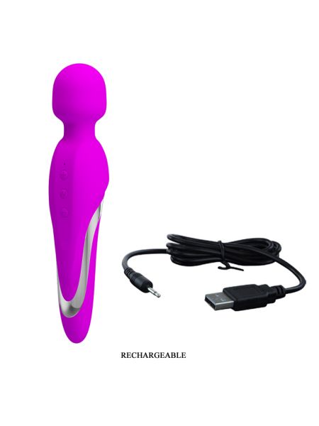 Różdżka erotyczna masażer stymulator kobiecy 21cm - 8