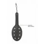 Saddle Leather Paddle With 8 Holes - Black - 5