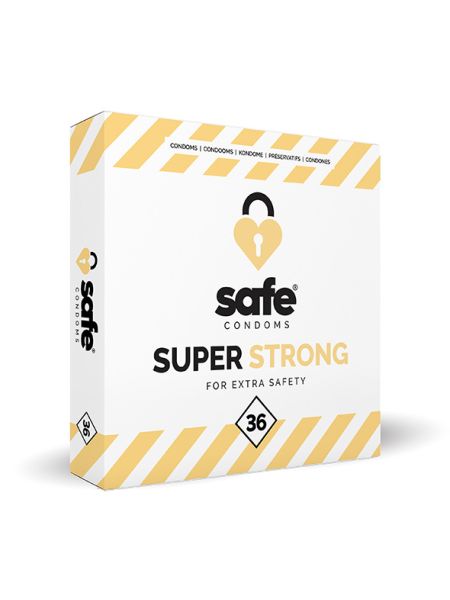 Bezpieczne prezerwatywy klasyczne Safe Super Strong 36 szt