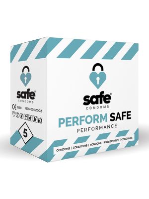 Grube prezerwatywy klasyczne Safe Performance 5 szt