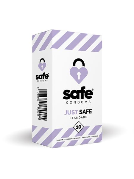 Prezerwatywy klasyczne nawilżane Safe Standard 10 szt