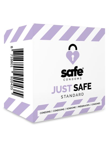 Prezerwatywy klasyczne nawilżane Safe Standard 5 szt
