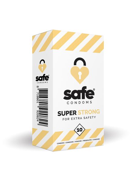 Bezpieczne prezerwatywy klasyczne Safe Super Strong 10 szt