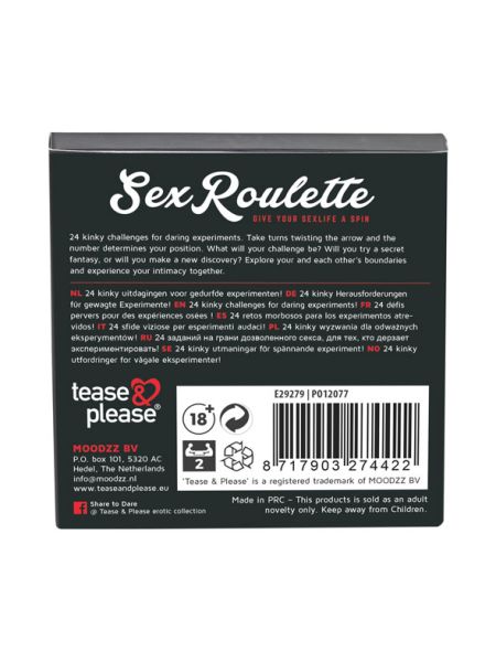 Seks Roulette Kinky (NL-DE-EN-FR-ES-IT-PL-RU-SE-NO) - 4