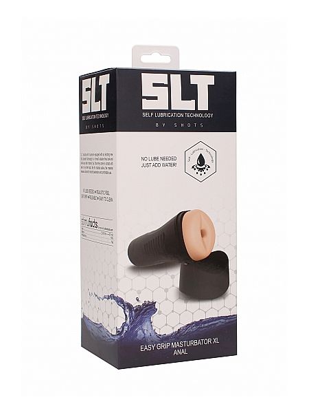 Self Lubrication Easy Grip Masturbator XL Anal - Flesh - 2