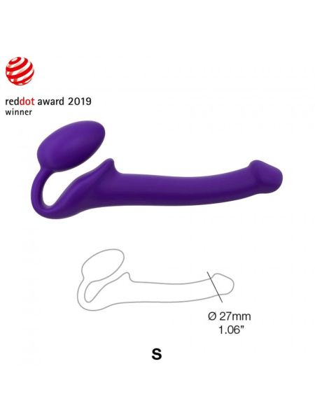 Podwójne dildo fioletowe sex lesbijski 29,8 cm - 5