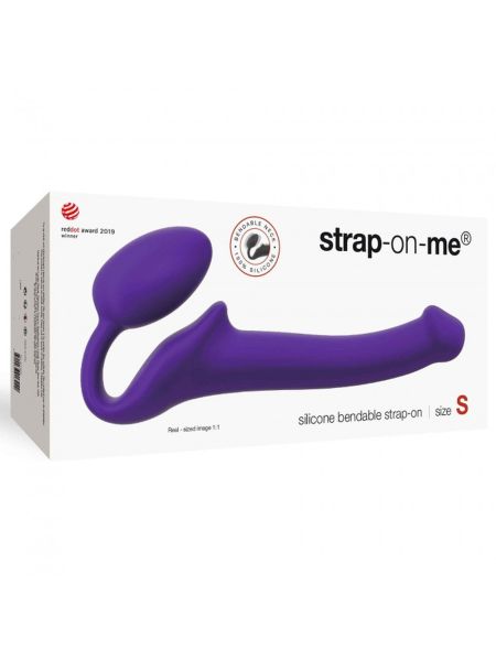 Podwójne dildo fioletowe sex lesbijski 29,8 cm - 6