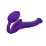 Podwójne dildo fioletowe sex lesbijski 29,8 cm - 2