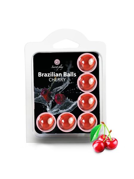 6x Kulki brazylijskie Secret Play Brazilian Balls Cherry