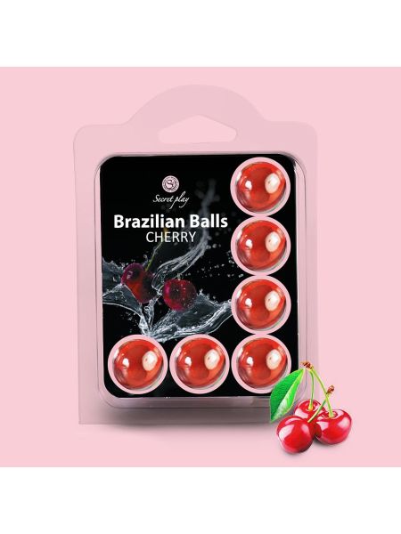 6x Kulki brazylijskie Secret Play Brazilian Balls Cherry - 3