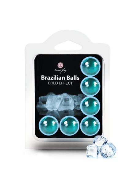 6x Kulki brazylijskie Secret Play Brazilian Balls Cold Effect