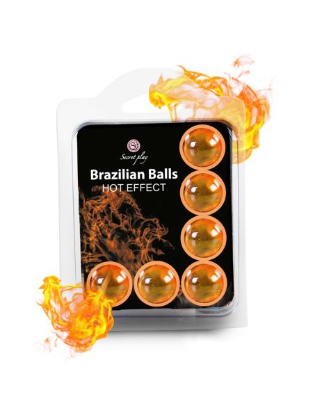 6x Kulki brazylijskie Secret Play Brazilian Balls Hot Effect
