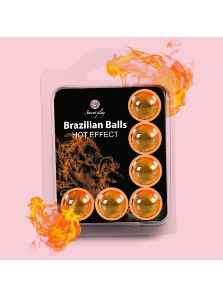 6x Kulki brazylijskie Secret Play Brazilian Balls Hot Effect - 3