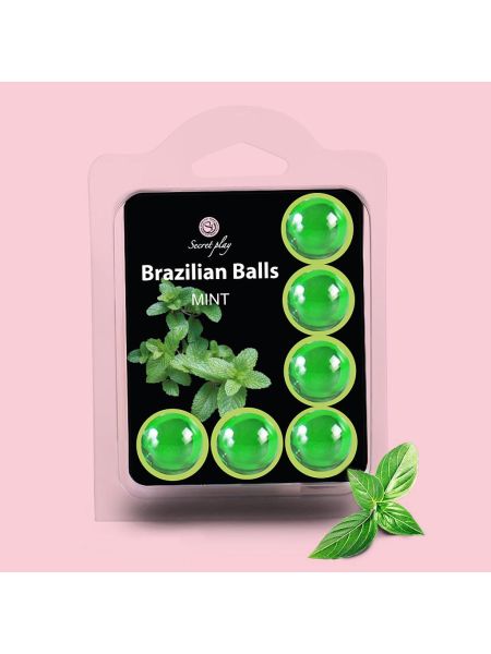 6x Kulki brazylijskie Secret Play Brazilian Balls Mint - 3