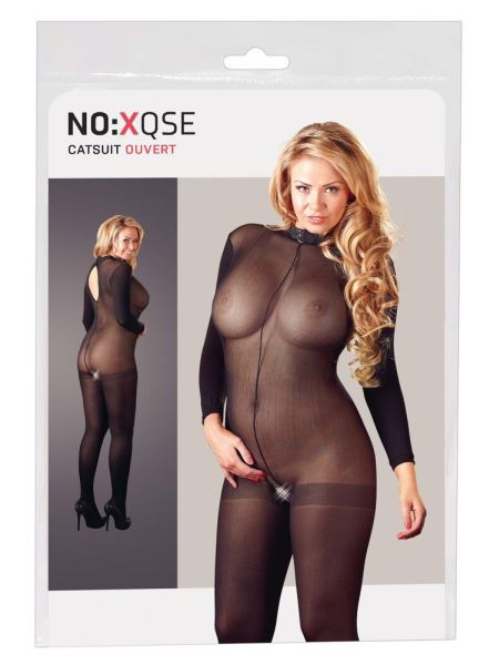 Kuszące bodystocking prześwitujący do seksu XL/2XL - 2