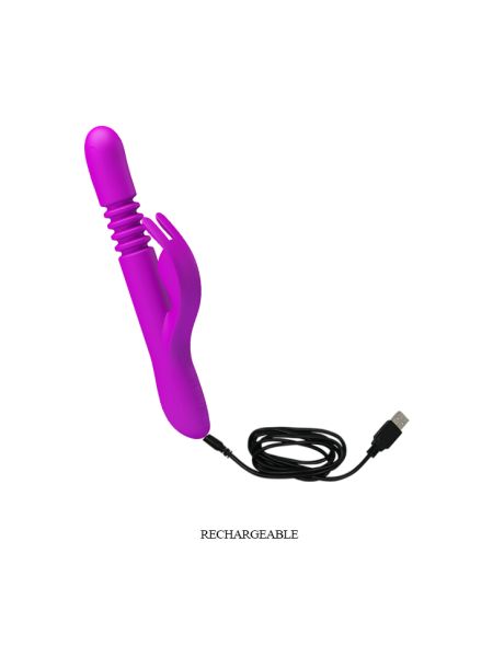 Sex wibrator posuwisty królik z rotacją erotyka - 11