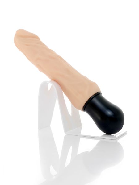 Sex wibrator z kręgosłupem giętki cyberskóra 27cm - 11