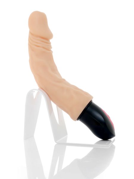 Sex wibrator z kręgosłupem giętki cyberskóra 27cm - 4