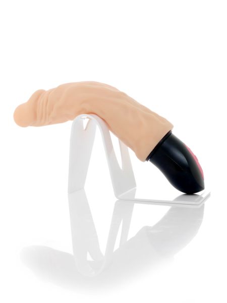 Sex wibrator z kręgosłupem giętki cyberskóra 27cm - 5