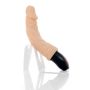 Sex wibrator z kręgosłupem giętki cyberskóra 27cm - 5