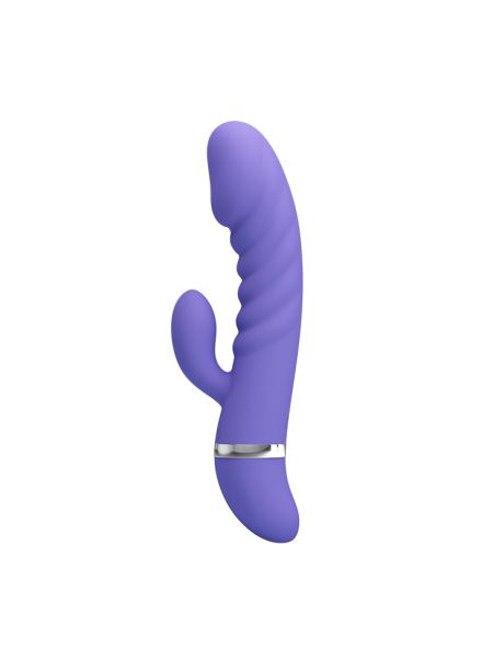 Sex wibrator ze stymulatorem łechtaczki 7tryb 18cm - 3