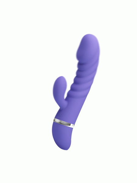 Sex wibrator ze stymulatorem łechtaczki 7tryb 18cm - 6