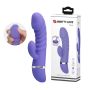 Sex wibrator ze stymulatorem łechtaczki 7tryb 18cm - 2