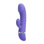 Sex wibrator ze stymulatorem łechtaczki 7tryb 18cm - 3