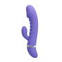 Sex wibrator ze stymulatorem łechtaczki 7tryb 18cm - 4